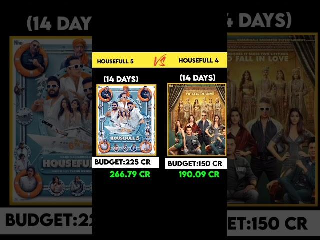 Housefull 5 14 days worldwide box office collection|Housefull 4 14 days box office collection#shorts