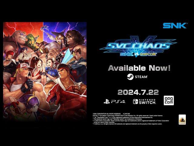 【ENG】SNK VS. CAPCOM SVC CHAOS｜Trailer