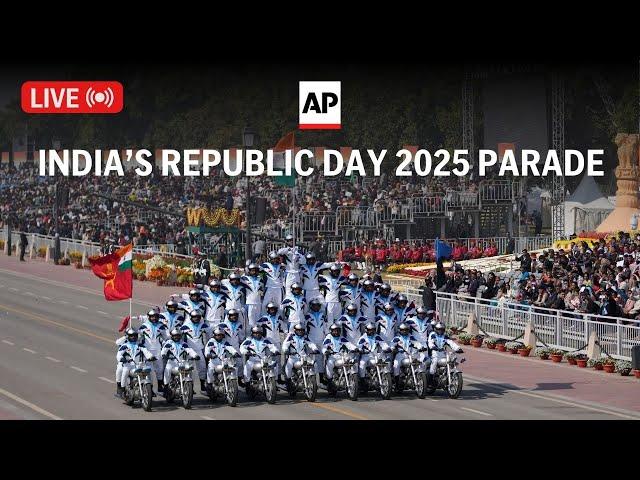 India's Republic Day Parade 2025: Watch the full event in New Delhi