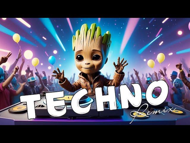 TECHNO MIX 2024  Rave Techno Remixes for Party, Gym, and Car Music