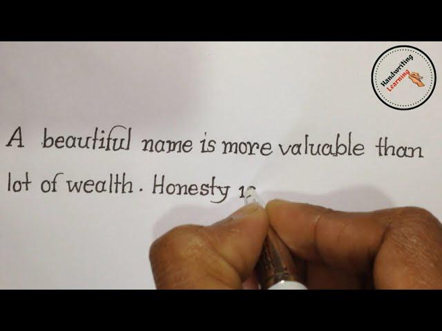 Beautiful English handwriting | Handwriting practice  #handwritingenglish #handwriting #handwriting4