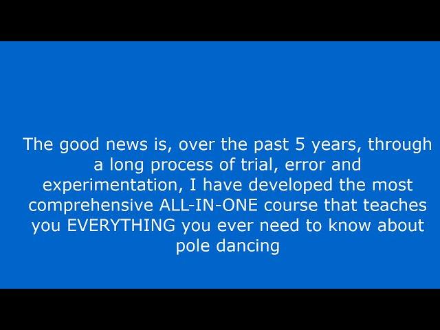 Learning To Pole Dance - Home Pole Dancing Classes