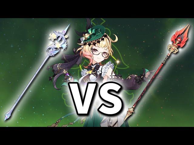 「Emilie」Lumidouce Elegy vs Staff of Homa | Genshin Impact