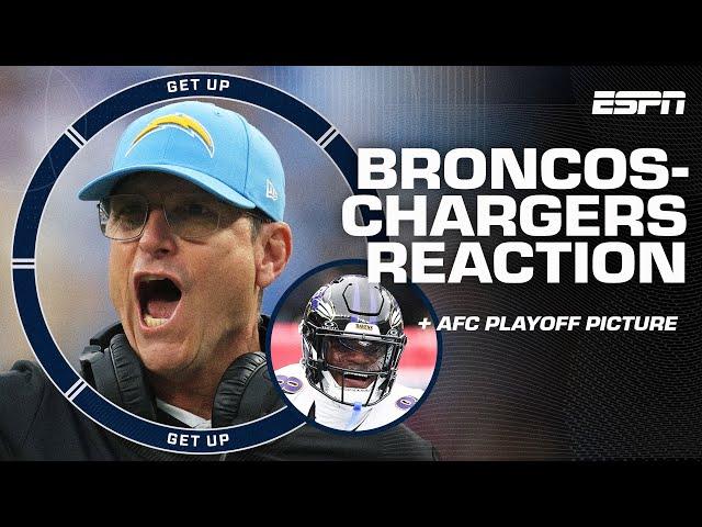 WILD COMEBACK in Broncos-Chargers  + How Lamar Jackson can overcome Steelers | Get Up