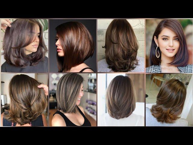 Best  TOp 40+ Medium length layered   Haircuts|| Bob Pixie Haircut for women's|| #viral #viralvideo