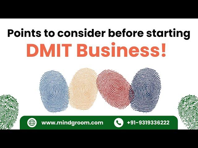 Points to consider before purchasing DMIT Software & DMIT Franchise| DMIT Test - 9319336222