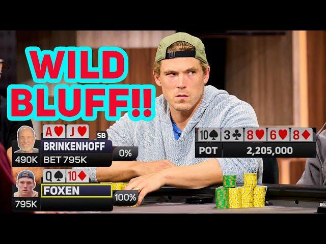 Businessman Tries Massive Bluff vs Alex Foxen!