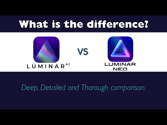 Luminar Ai VS Luminar Neo (What is the difference?)