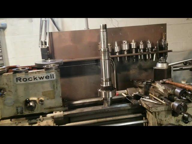 Rockwell 14" metal lathe spindle disassembly