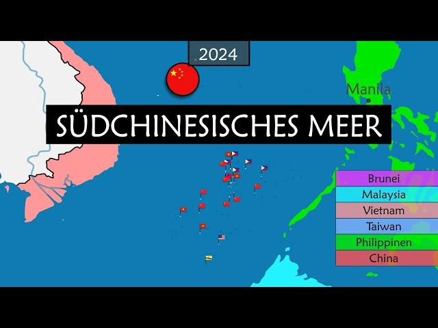 Der Konflikt im Südchinesischen Meer - Zusammenfassung auf einer Karte