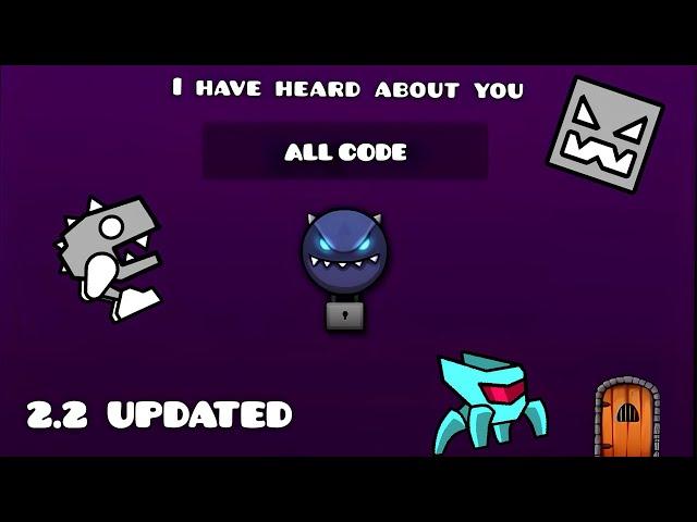 Vault Of Secrets | 9 Secrets Codes | Geometry Dash