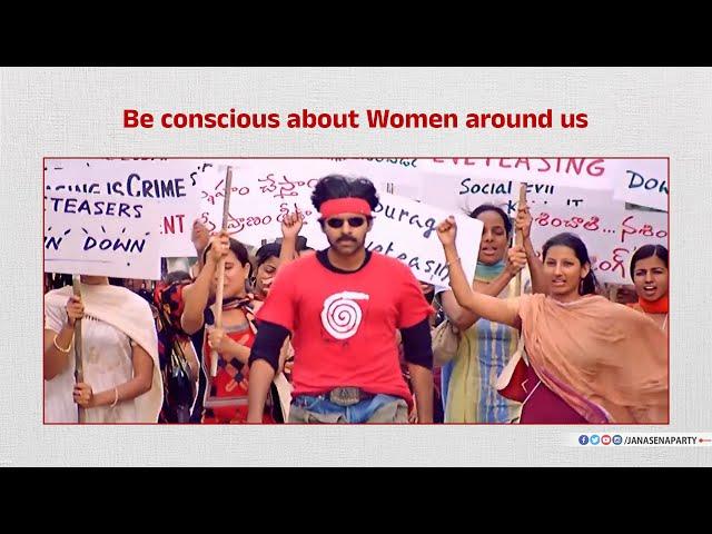 Deputy CM, JanaSena Chief Sri Pawan Kalyan for Women safety! || #PawanKalyanAneNenu || #PawanKalyan