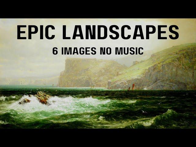 Epic Landscapes Fine Art Masterpieces Museum Paintings Background Screensaver Wallpaper TV HD 1080p