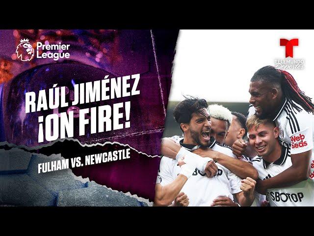 Raul Jiménez anota un golazo para el 1-0 del Fulham | Premier League | Telemundo Deporte