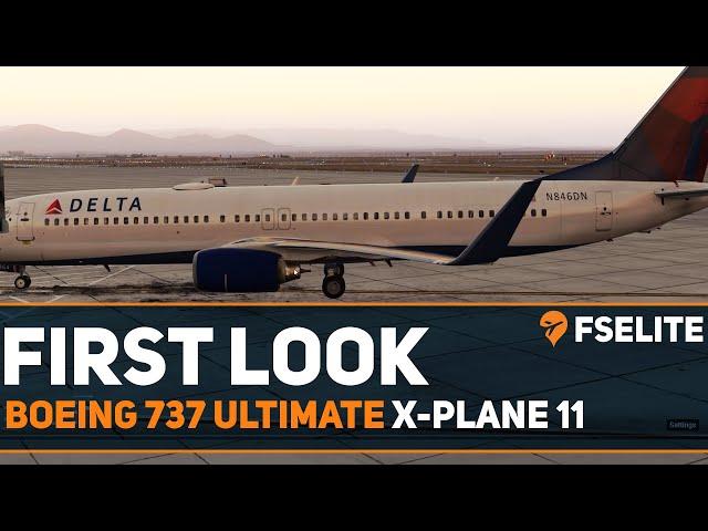 Boeing 737 Ultimate Xplane11: The FSElite First Look