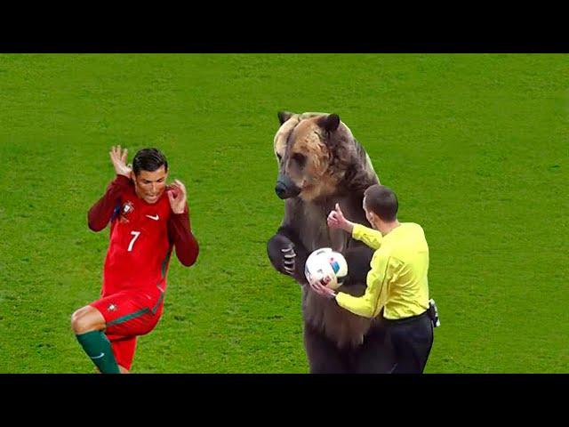 Epic Moments When Nature Stops Football Match ! ️