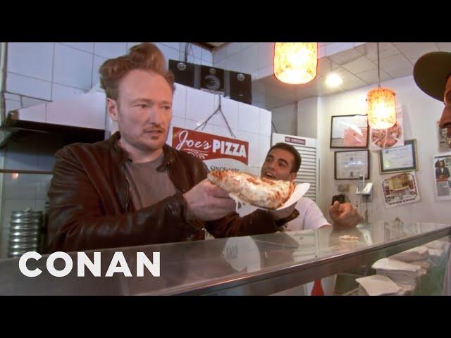 Conan Makes NYC Pizza | CONAN on TBS