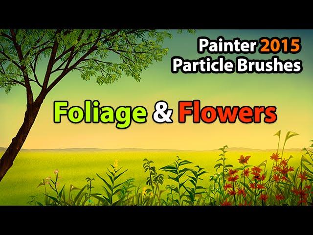 Foliage & Flowers - Digital Painting Time-Lapse