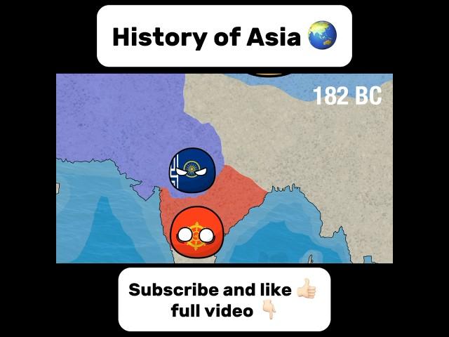 Countryballs - History of Asia #countryballs #map #polandball #asia #history