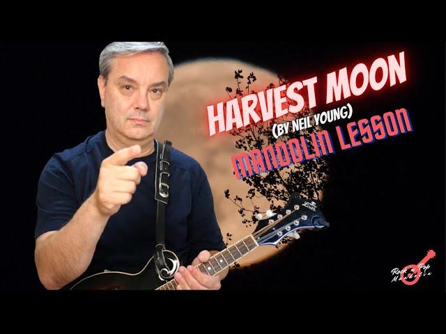 Harvest Moon (Neil Young) - Mandolin Lesson #rockpopmandolin