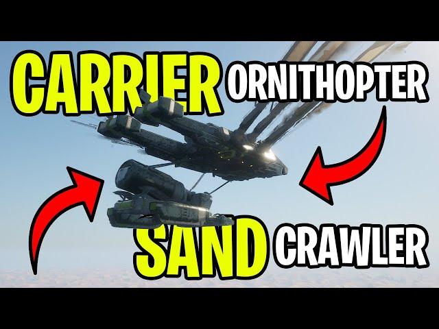 How CARRIER Ornithopters + Sandcrawlers ACTUALLY Work in DUNE: Awakening
