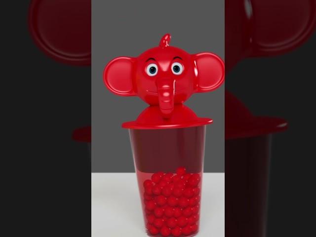Learn Colors With Kent Popcorn Machine #shorts #learncolors #kidseducation