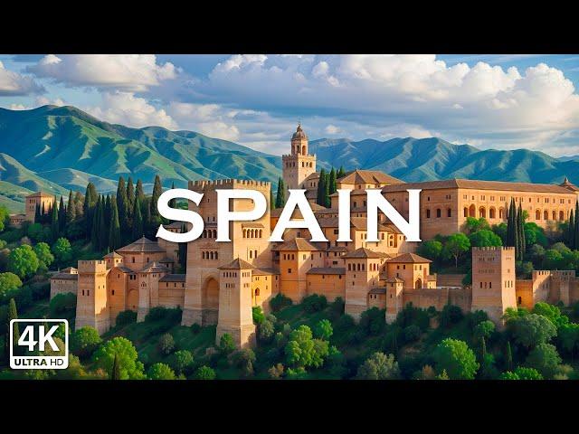 Spain 4K - A Journey Through Historic Cities and Stunning Coastlines with Soothing Piano Music