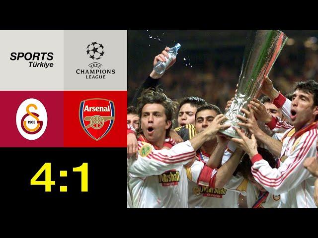 Full Match, Galatasaray 4 - 1 Arsenal, UEFA Cup Final, 17.05.2000