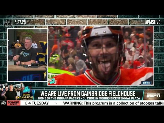 Pat McAfee Talks Chase Fraser and the NLL