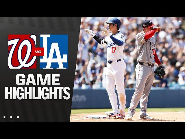 Nationals vs. Dodgers Game Highlights (6/22/25) | MLB Highlights