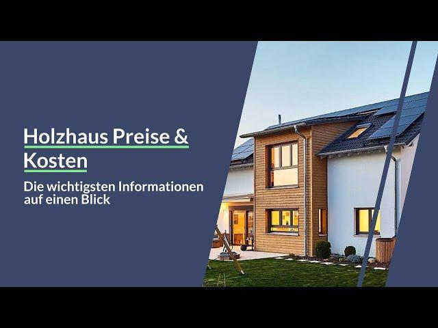 Holzhaus Preise & Kosten