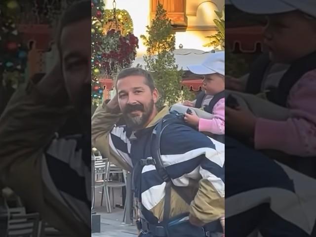 Shia LaBeouf, while spending time with his daughter at Universal Studios #shialabeouflabeouf #actor