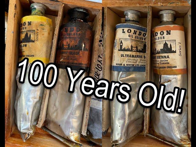 One Hundred Year Old Oil Paint! And it works?!