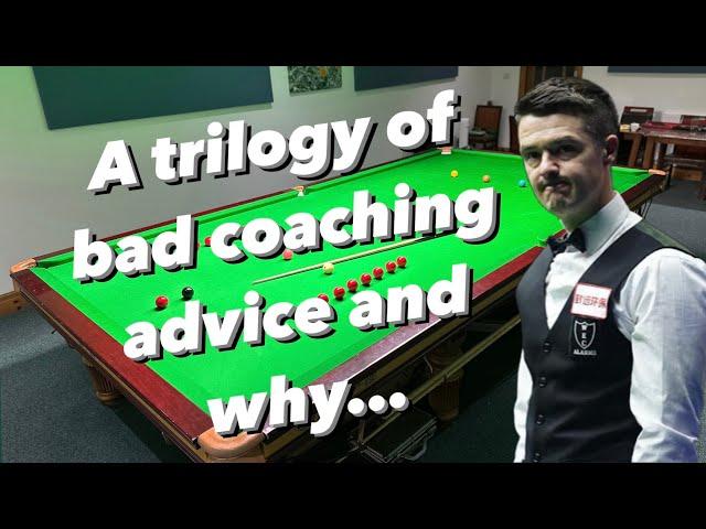 A trilogy of bad advice and why