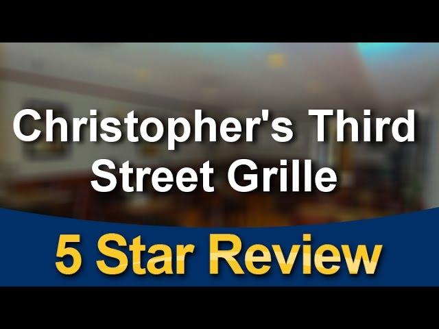 Christopher's Third Street Grille Dover NH 
Excellent
5 Star Review by A G.