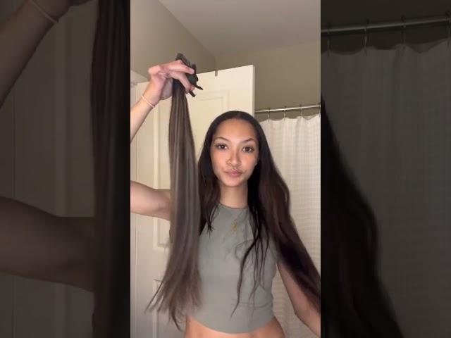 Clip in Hair Extensions Customer Show #ugeat.com #hairtutorial #hairstyle #hairideas #easyhairstyle