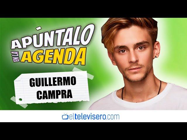 Entrevista a GUILLERMO CAMPRA en #ApúntaloEnLaAgenda (El Televisero)