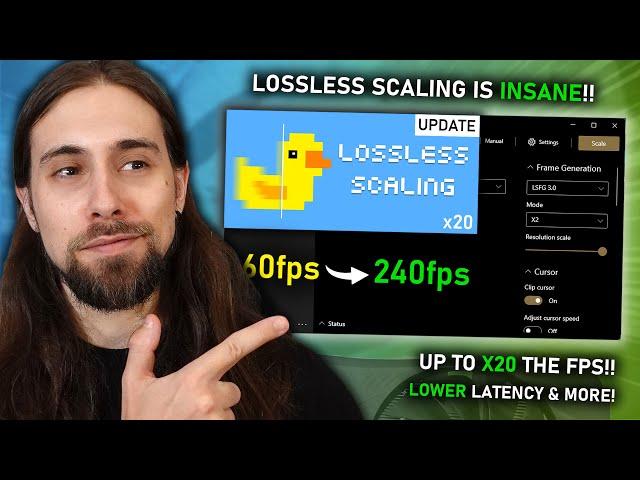 Re-Testing Lossless Scaling, now with x10 and x20 Frame Generation modes!!