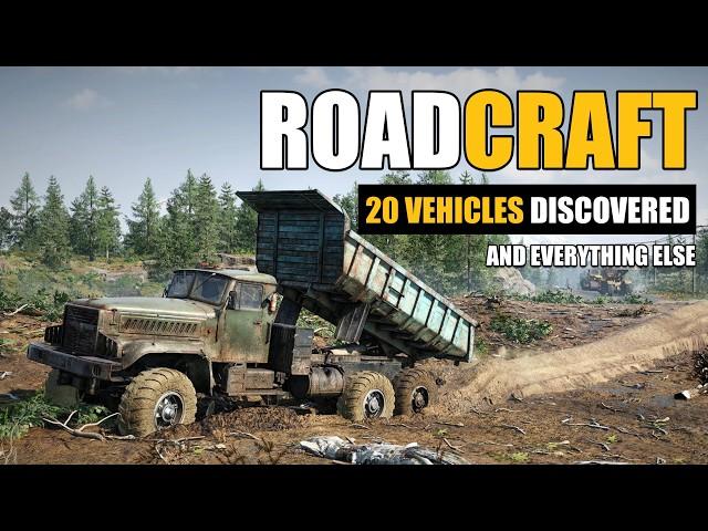 RoadCraft All New vehicles & Everything else | New game by Snowrunner devs