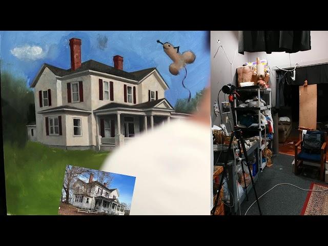 House Oil Painting that will not die...