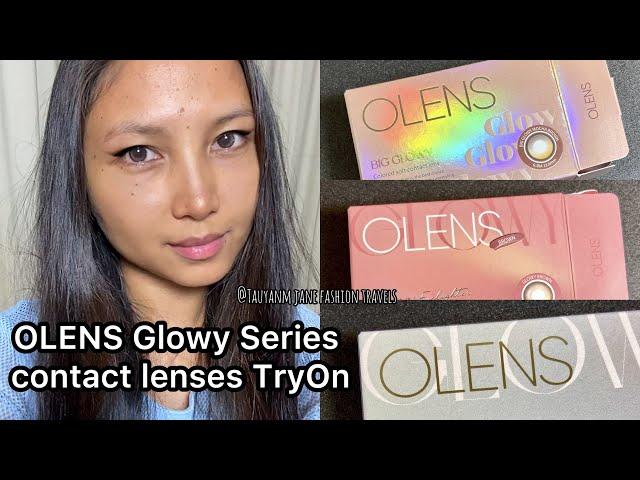 OLENS Big Glowy | Glowy Eyelighter | Glowy Natural | Contact Lens Try On | Filipino Malaysia Blogger