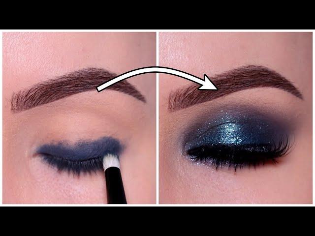 Step-by-Step Teal Blue Smokey Eye | Beginner-Friendly Using Eye Pencil