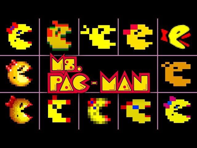 Getting the EXTRA LIFE in Every Ms. Pac-Man Version