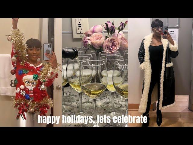 VLOG | I WON THE UGLY CHRISTMAS SWEATER CONTEST,  CELEBRATING BIRTHDAYS & MORE