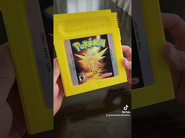 Oversized Nintendo Gamboy Pokémon Cartridges! #pokemon #poketube #pokemoncards #gameboy gameboy #tcg