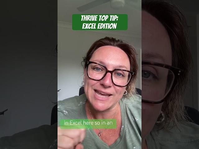 Thrive Top Tip: the IF function in Excel adds some logic to your data! #microsoft365 #exceltips