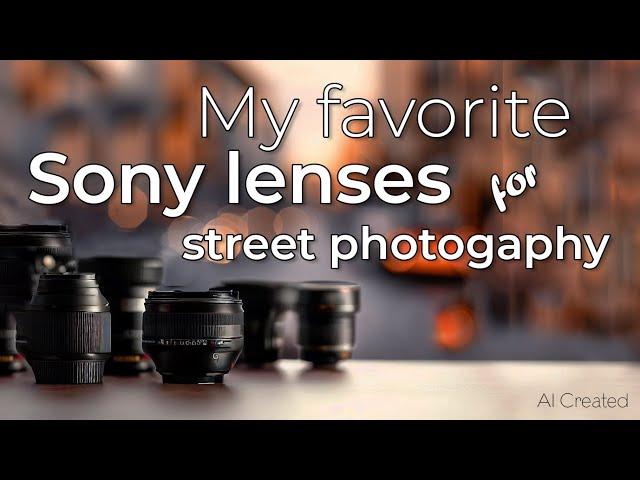 Sony Lenses: The MUST-HAVE Gear for Street Photographers in 2024