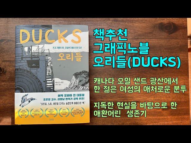 오리들(DUCKS), 그래픽노블, 책추천, 캐나다 한 여성의 애처로운 분투기