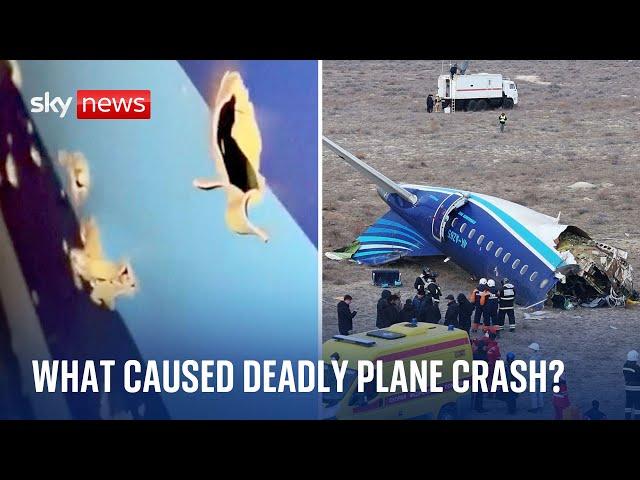 Investigation into Azerbaijan Airlines deadly plane crash as experts blame Russia