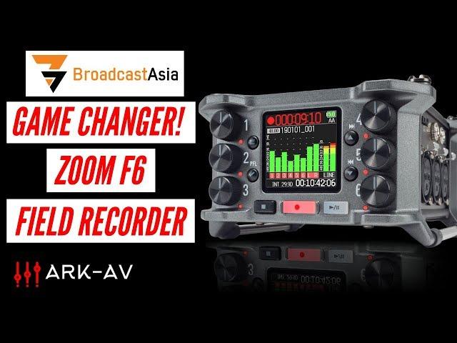 ZOOM F6 Multi Track Field Recorder First Look - Broadcast Asia 2019